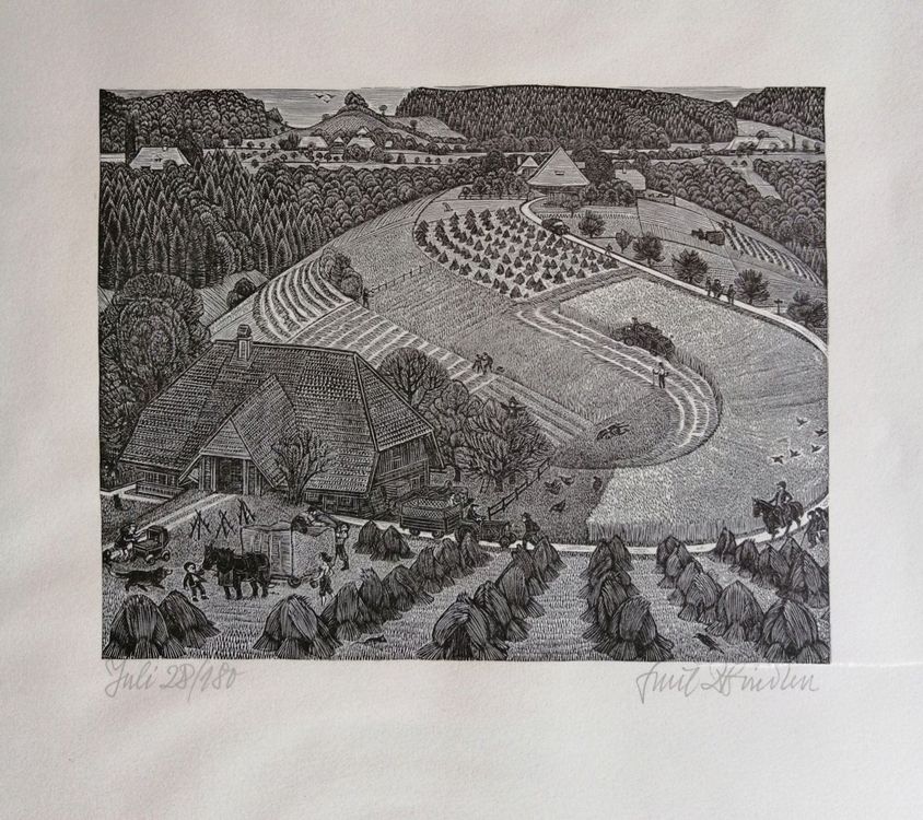 Emil Zbinden „Juli“; nicht datiert Kaufen auf Ricardo