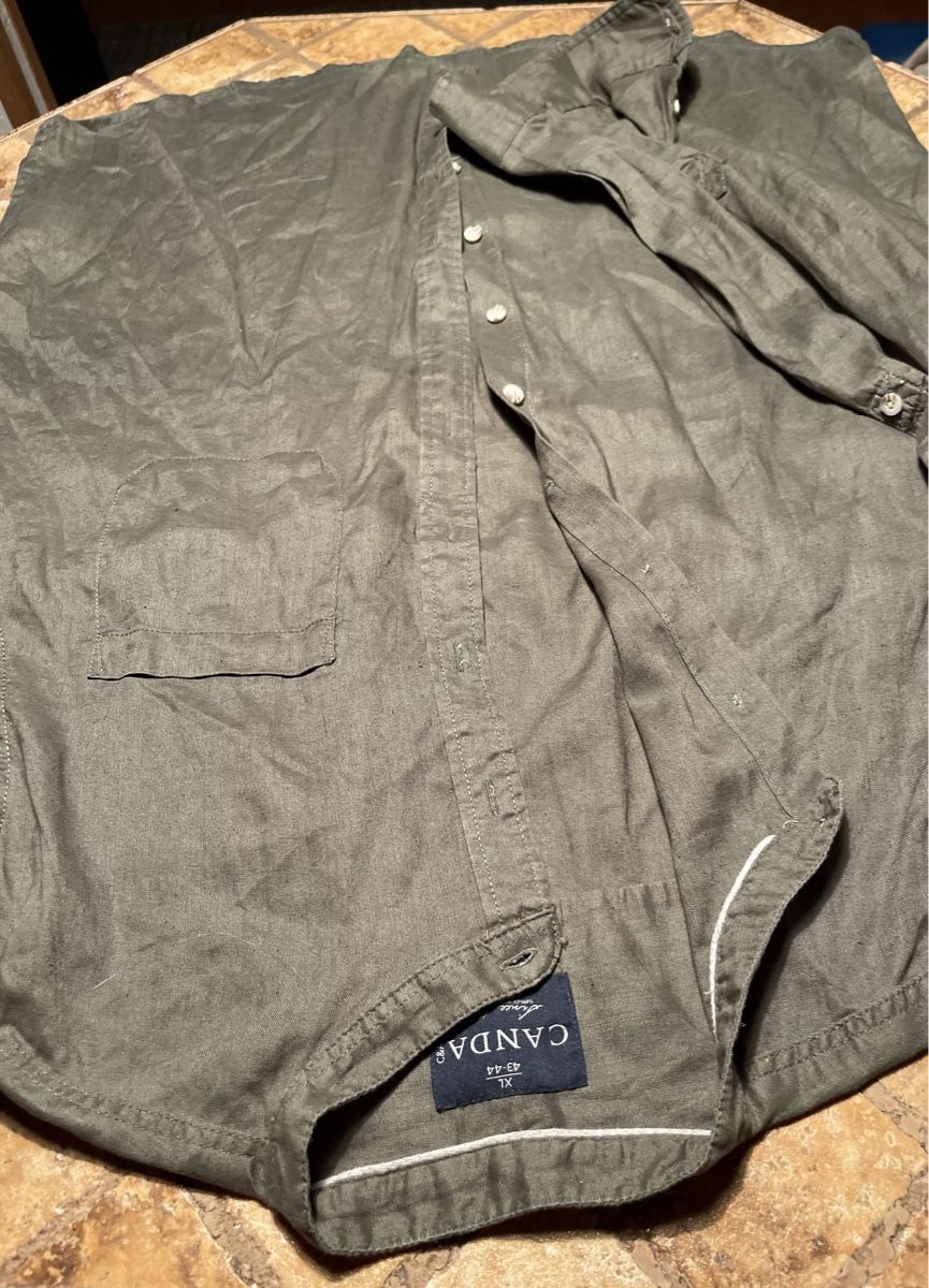 Camicie: Camicia Uomo di lino- XL👌new👌l’estate 👌chic e elegante – Nuovo (secondo la descrizione) da Gordevio venduto da LanaZimm 5