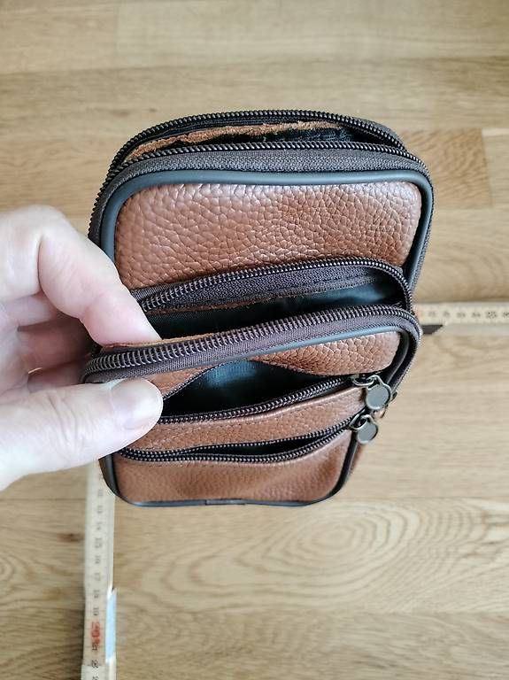 Borse: Echtleder Umhänge-Gürteltasche Neu in hellbraun – Nuovo e nell'imballaggio originale da Muri AG venduto da goodmood17 1