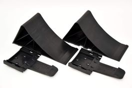 Unterlegkeile incl. Halter 2 Stück 1600 Bremskeil Anhänger