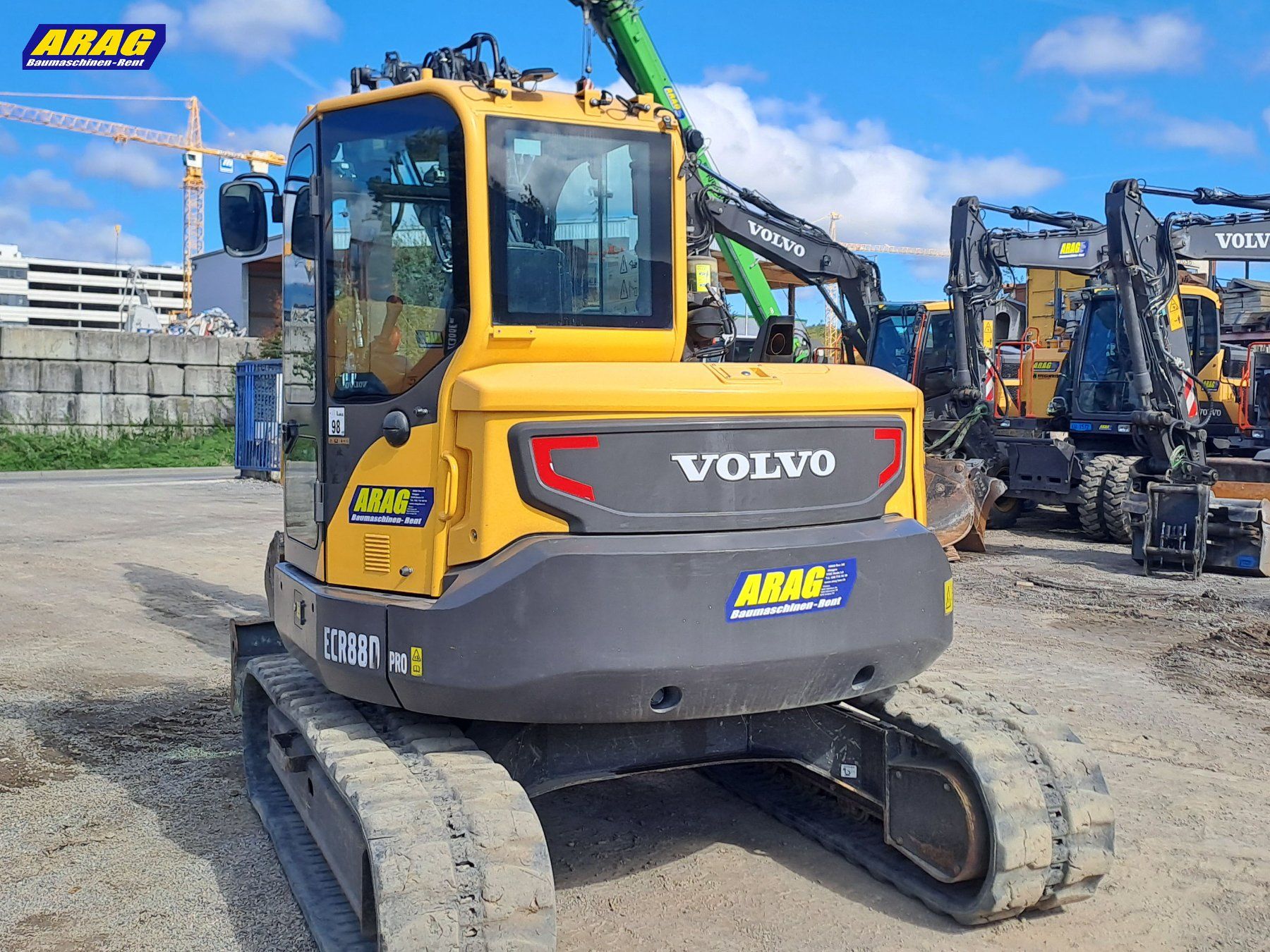 Volvo Escavatori: Volvo ECR88D mit Verstellausleger Minibagger – Usato da Hasle LU venduto da Arag08 2