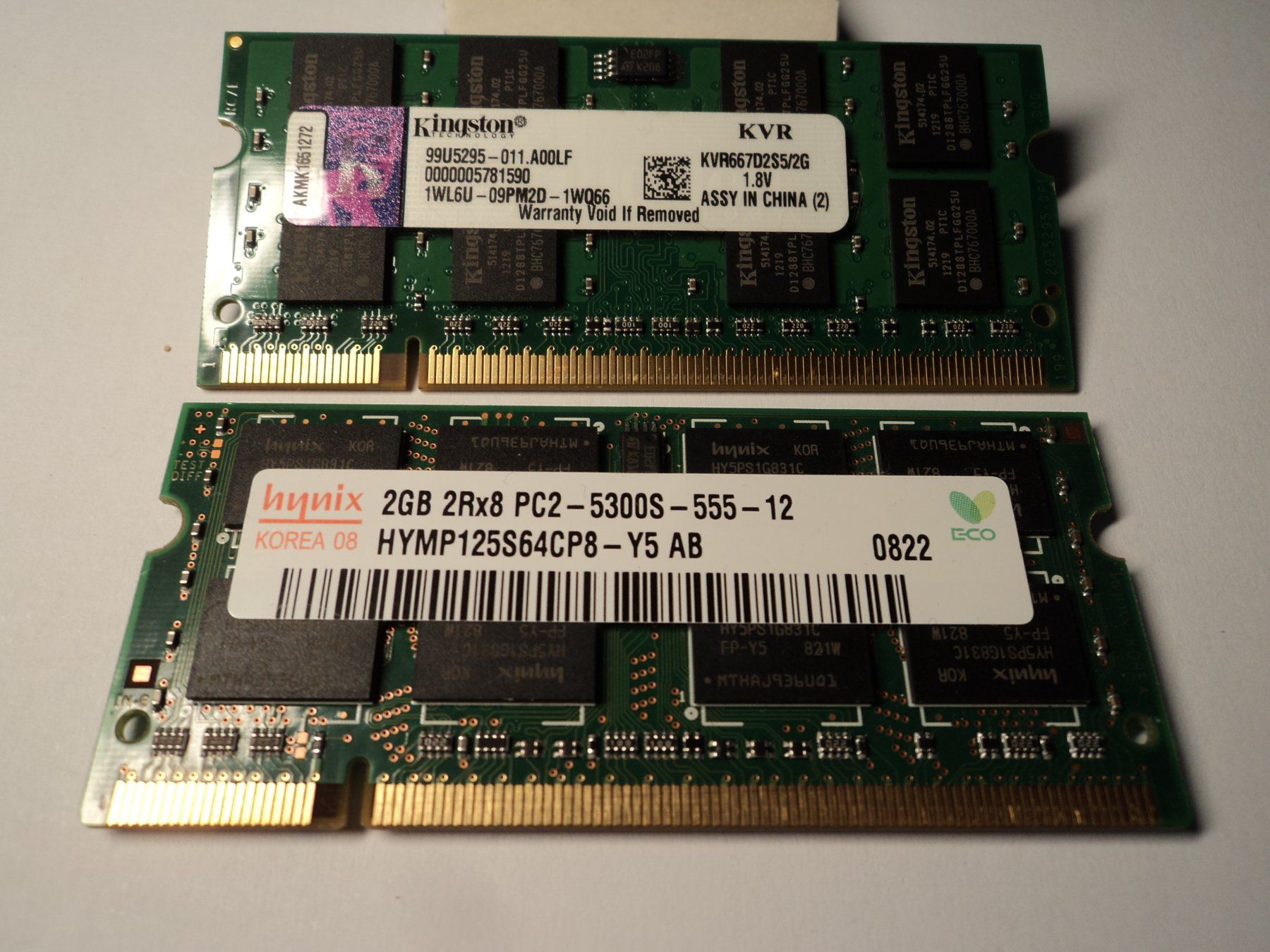 Memoria / RAM: 9 x RAM - Speicher 256MB - 8GB – Usato da Wald ZH venduto da soundmann 3