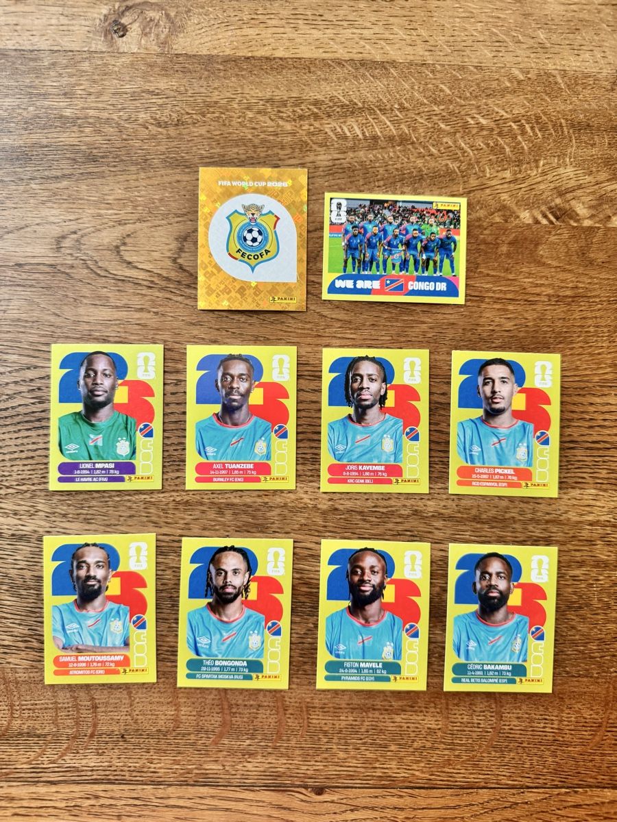 Panini Carte collezionabili: Panini WM 2026 Sticker - DR Kongo Panini – Nuovo (secondo la descrizione) da Emmenbrücke venduto da Lukee1901