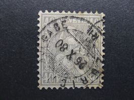 1878 Nr. 42 Vollstempel von Zürich