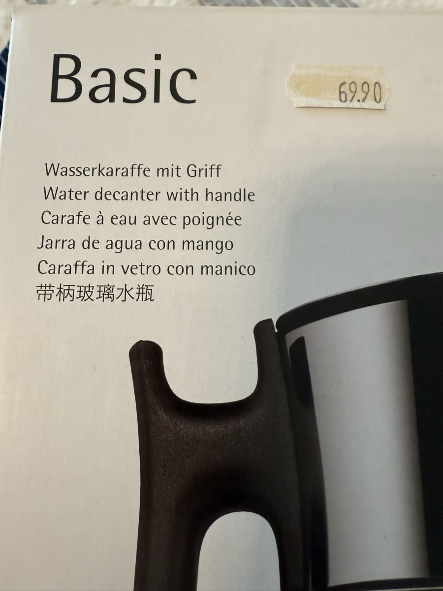 WMF Caraffe: NEU***WMF WASSERKARAFFE mit GRIFF*** – Nuovo e nell'imballaggio originale da Zürich venduto da Ceca52 1