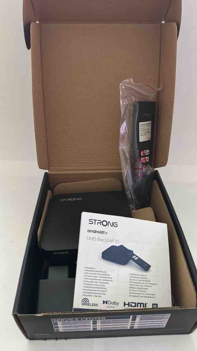 Audio- & Mediensysteme: Strong LEAP-S1 Android TV Box 4K UHD Multimediaplayer – Neu (gemäss Beschreibung) aus Basel von YMSP 3