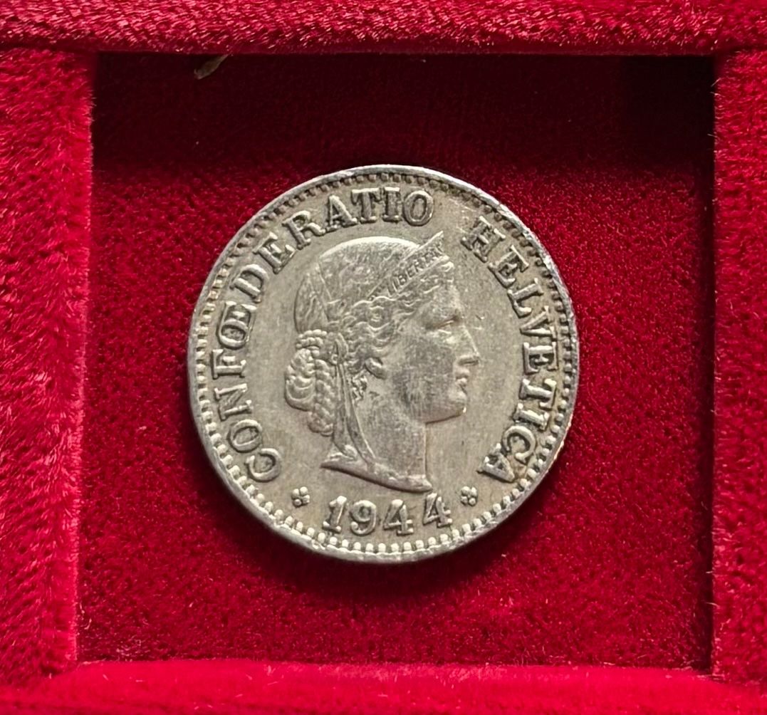Tutti le monete: Schweiz 10 Rappen 1944 B unz Libertaskopf – Nuovo (secondo la descrizione) da Speicher venduto da CH-Schatzkammer
