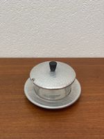 Bauhaus Design Zuckerdose Sigg Alu gehämmert vintage Dose
