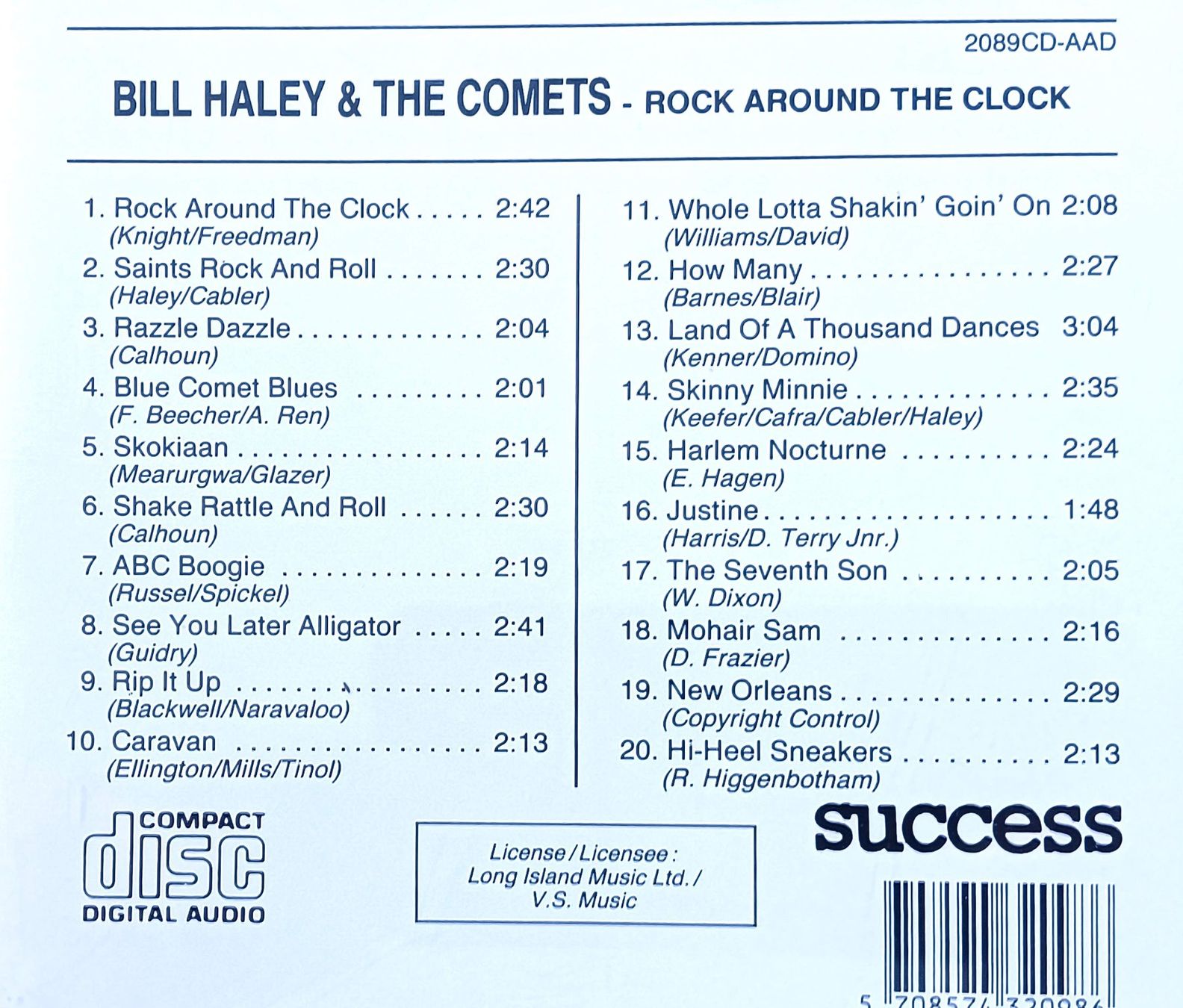 CD: 🎵 CD Bill Haley & The Comets – Usato da Matzingen venduto da zingana 2
