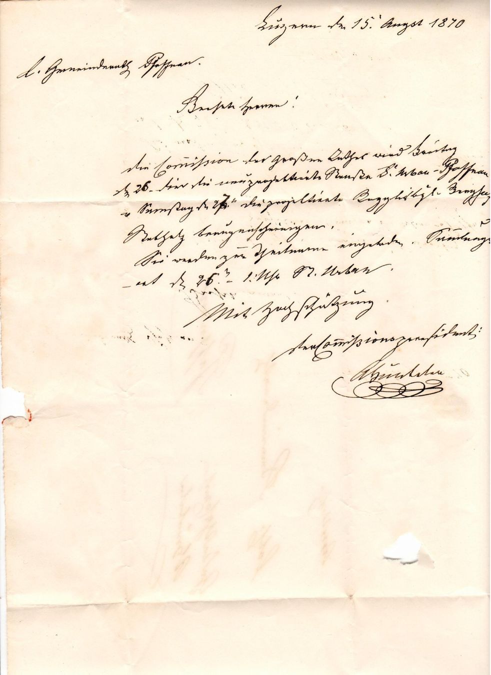 Alle Briefmarken: Vorphila Luzern 1870 – Gebraucht aus Wolhusen von Curver9 1