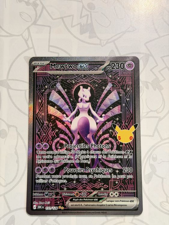 Mewtwo Alternative 30e anniversaire FR (Neu (gemäss Beschreibung)) in ...