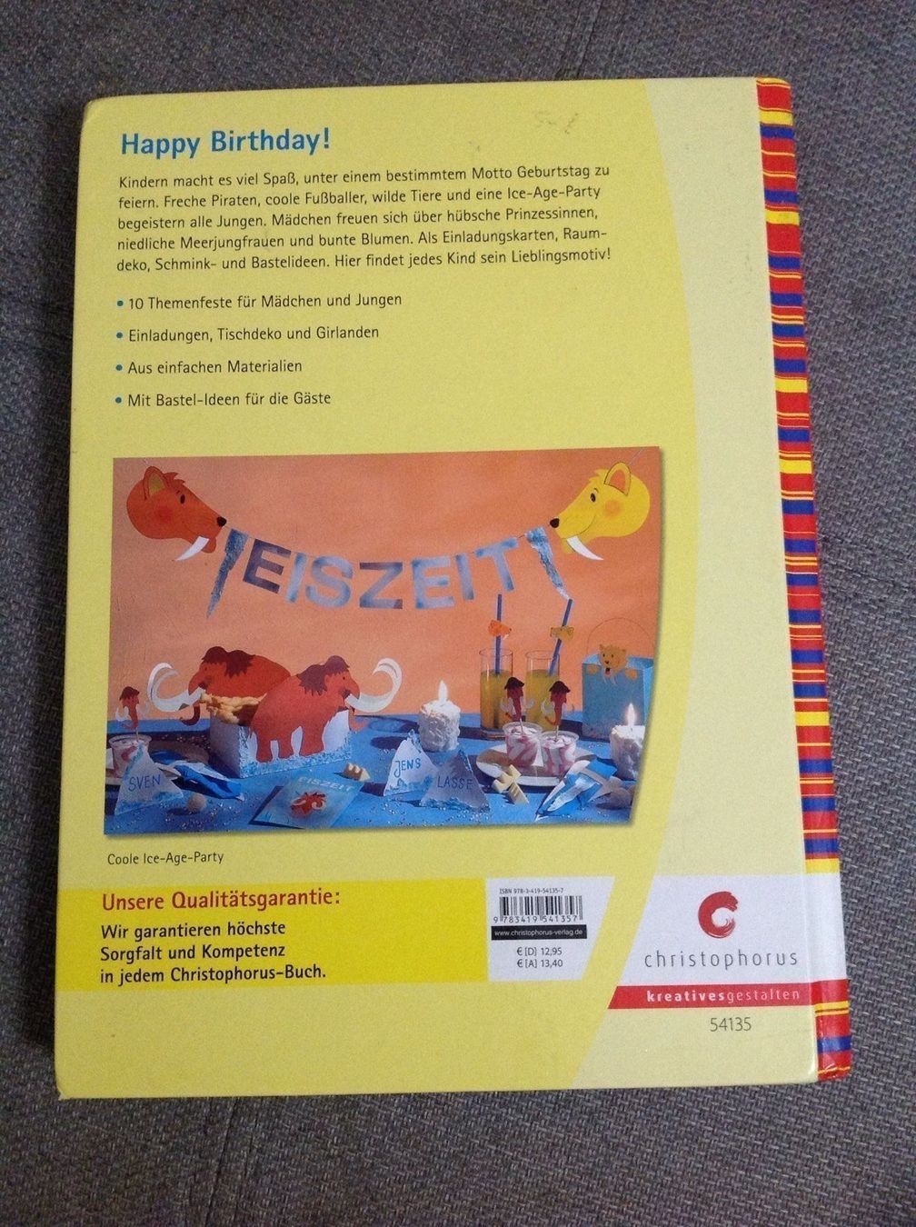 Libri: Fröhlich-Bunter Kindergeburtstag Deko-Bastelbuch – Usato da Glattbrugg venduto da riseca 9