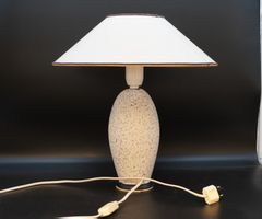 Vintage Keramik Tischlampe, Nachttischlampe, MA121