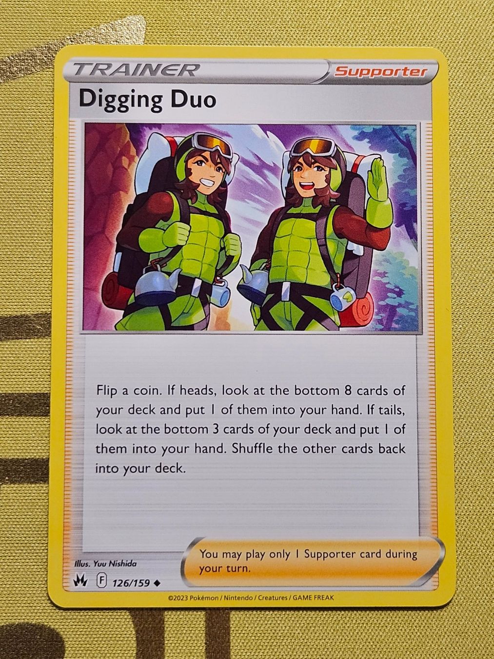 Pokémon Carte collezionabili: Crown Zenith - Digging Duo 126/159 EN – Usato da Bellinzona venduto da Pokemarco