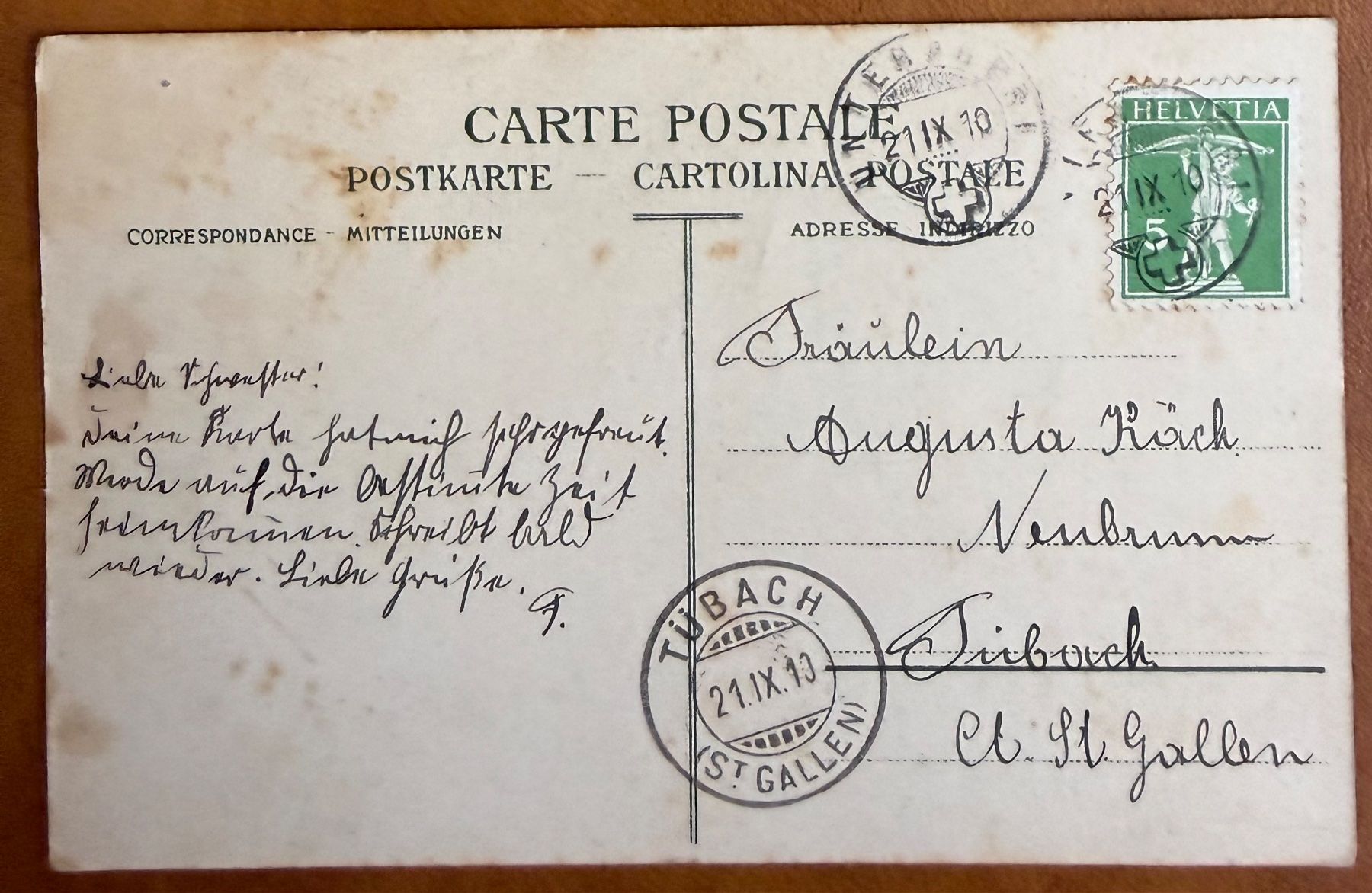 Cartoline postali: Weggis - Weggiser Lied - 1910 – Usato da Lutry venduto da Ediego 1