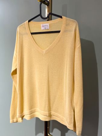 Bluse mit V-Ausschnitt