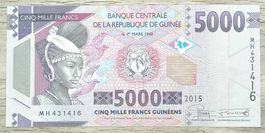 Guinée 5000 Francs UNC