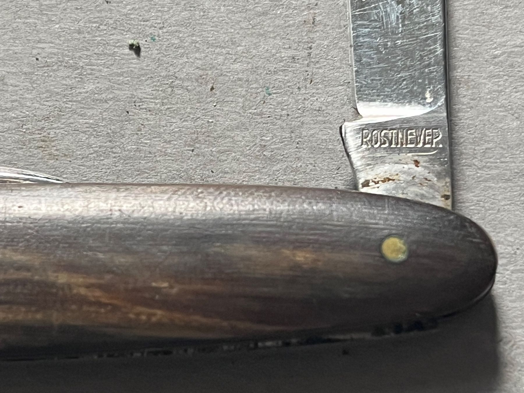 Couteaux de poche: Altes Sackmesser 79 mm - Horn – D'occasion à Zürich par FV.vintage 3