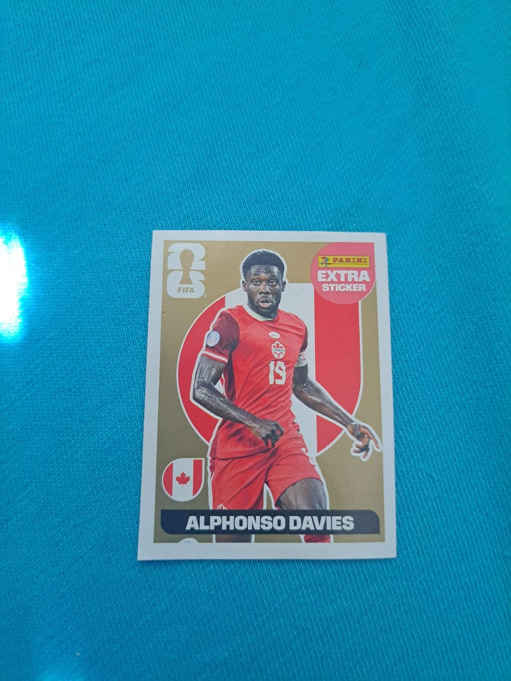 Panini Sammelbilder & Trading cards: Panini Extra Sticker gold Alphonso Davies – Neu (gemäss Beschreibung) aus Hombrechtikon von Brunnengass