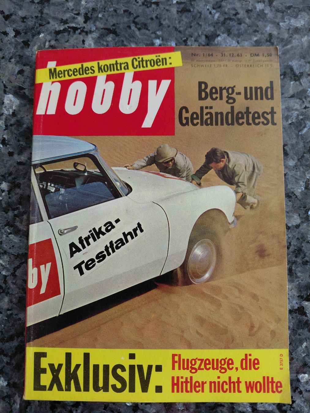 Zeitschriften & Magazine: hobby zeitschrift nr 1 1964 – Gebraucht aus Bonaduz von topolino052