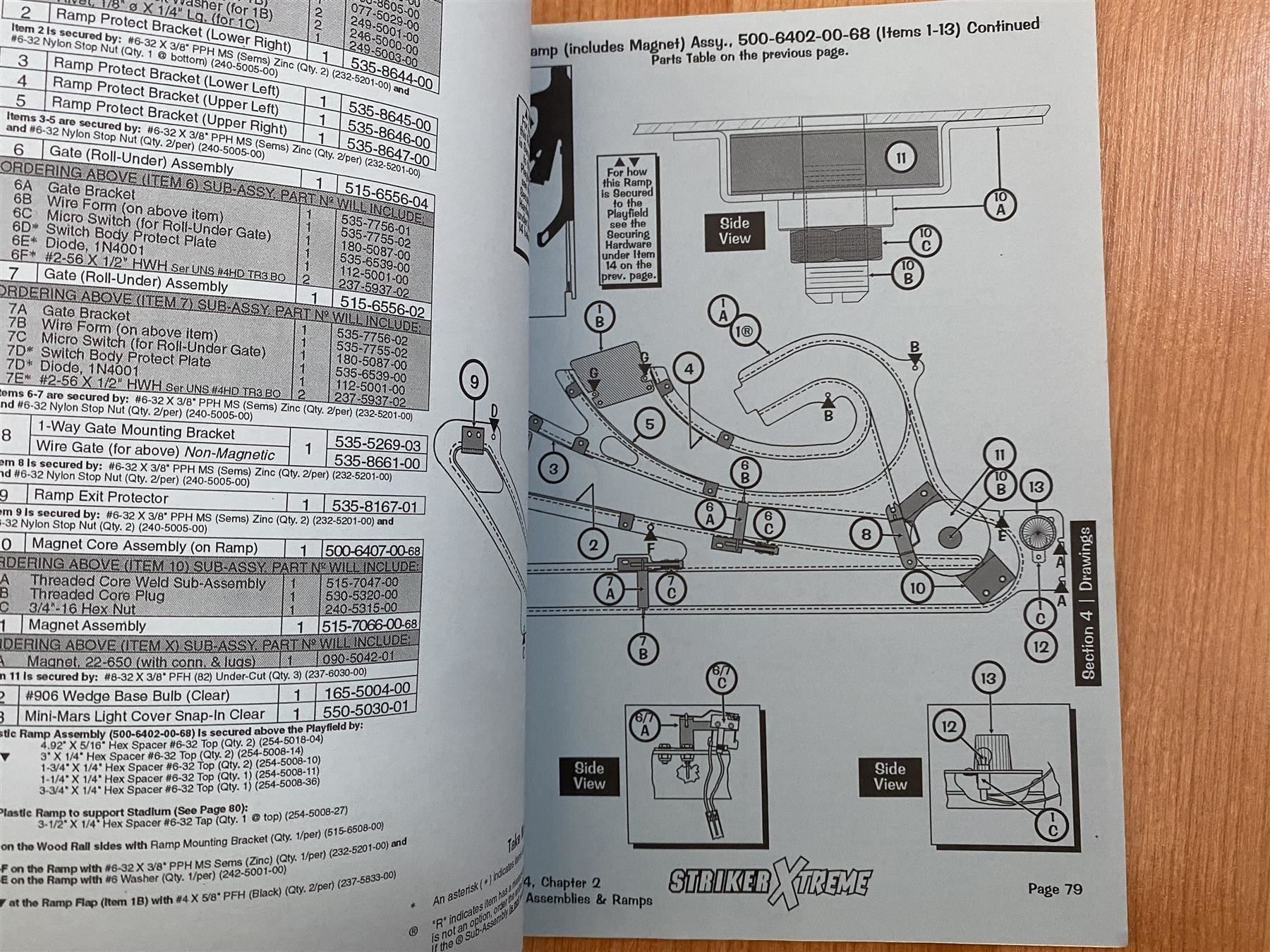 Stern Pinball Flipper: Original Flipper Handbuch Striker Xtreme – Usato da St.Gallen venduto da kingsamas 4