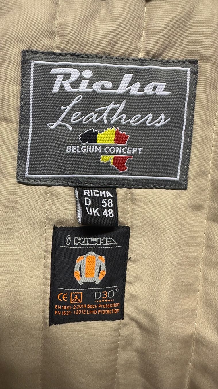 Giacche: Motorrad Leder Jacke Richa – Usato da Uster venduto da Niki1922 6