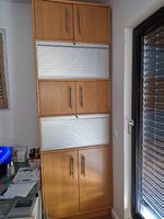 Meuble rangement pratique portes + coulissants fermet. à clé