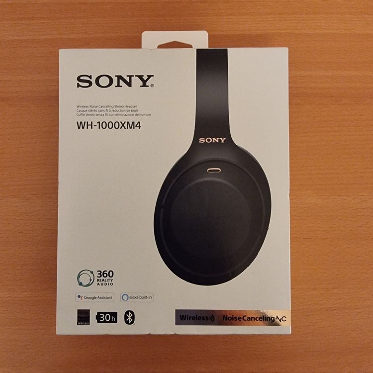 Sony Kopfhörer: Sony WH-1000XM4 – Wireless Kopfhörer, absolut neuwertig, OVP – Neu (gemäss Beschreibung) aus Zug von Tuff_1806 1