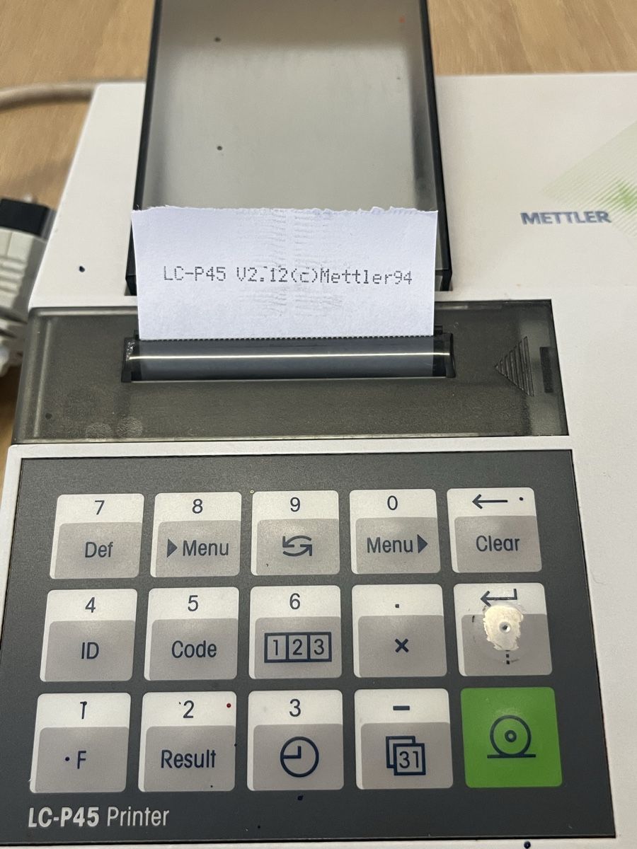 Stampanti: Mettler Toledo LC-P45 Drucker. Gebraucht – Usato da Boniswil venduto da escorpio 1