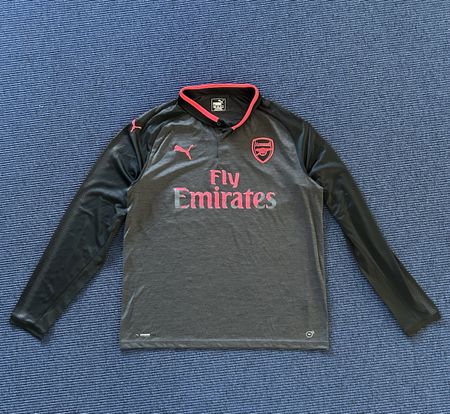 Arsenal Puma Langarmshirt grau schwarz Grösse XL gebraucht