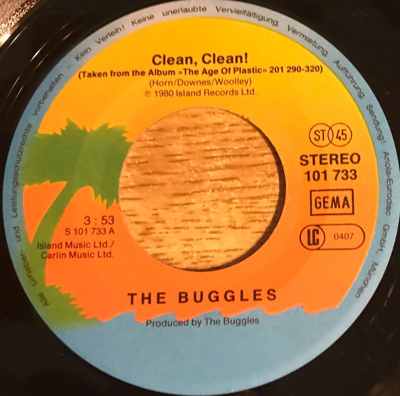 Dischi in vinile: BUGGLES - CLEAN, CLEAN – Usato da Bussigny venduto da vinyl-pas-cher 2