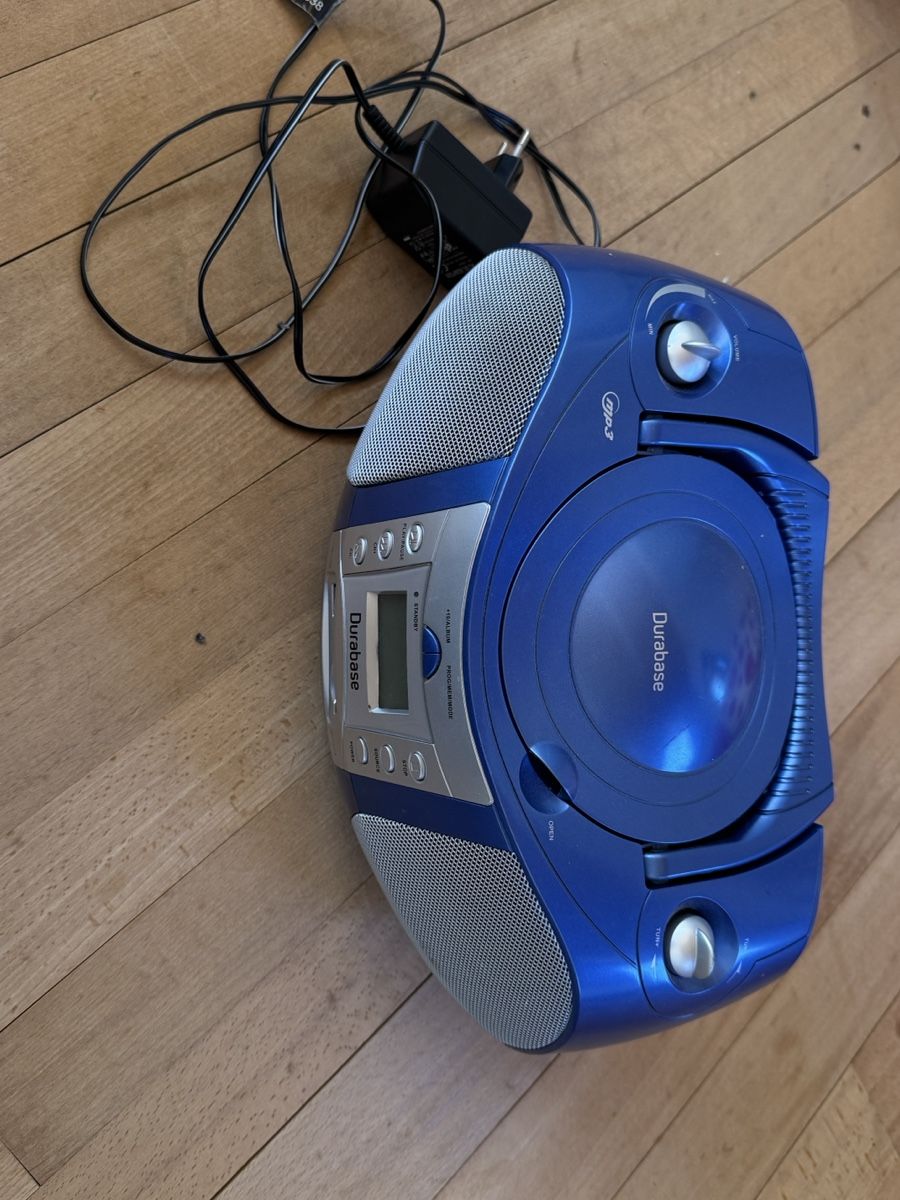 Durabase Radio: CD-Player Durabase blauer Radio – Usato da Theilingen venduto da larilu15