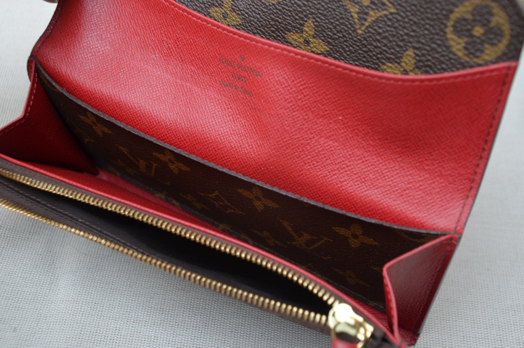 Louis Vuitton Portamonete: Louis Vuitton Emilie Portefeuille Wallet – Usato da Collonges venduto da arashee 7
