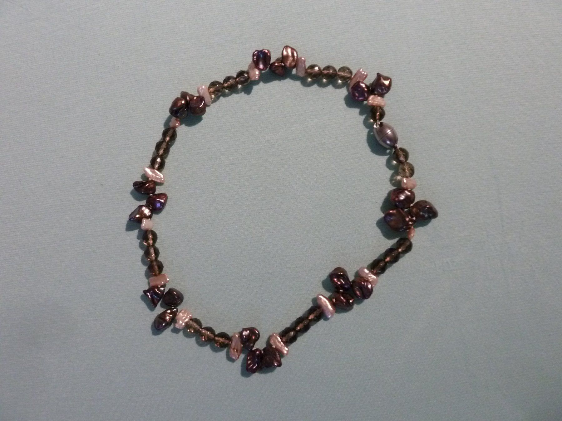 Ketten: Perlen Schmuck Perlen Rauchquarz Collier echte  Kette – Gebraucht aus Meiringen von Lifestyle55 3