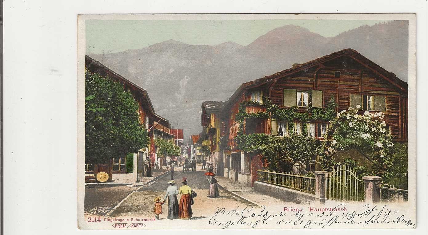 Cartoline postali: Brienz, 1903 – Usato da Spiez venduto da Niesen20