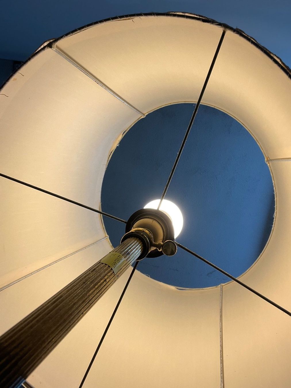Lampade: Jugendstil Designer Stehlampe aus Messing – Usato da Zürich venduto da Levelart 2