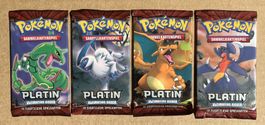 4x Pokémon Platin Ultimative Sieger Booster Deutsch Neu