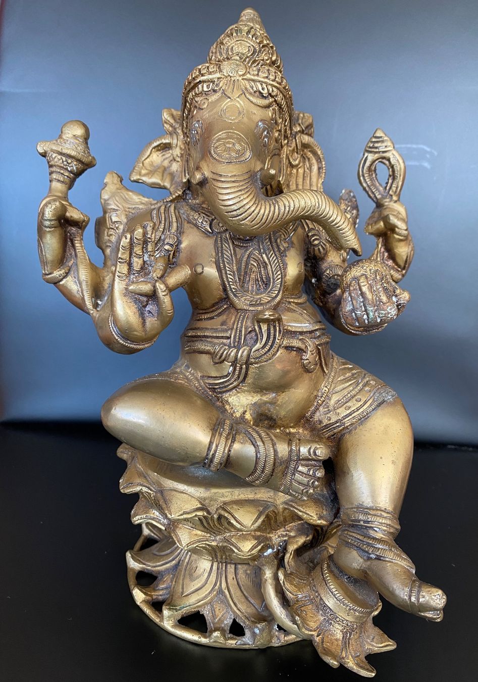 Skulpturen & Statuen: Ganesh Bronze Statue – Neu (gemäss Beschreibung) aus Wohlen b. Bern von ber_ds2t