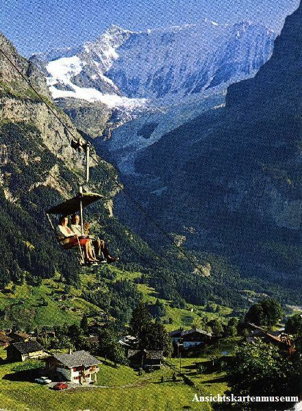 Cartoline postali: Grindelwald - Firstbahn + ca. 1970 – Usato da Emmenbrücke venduto da teestube