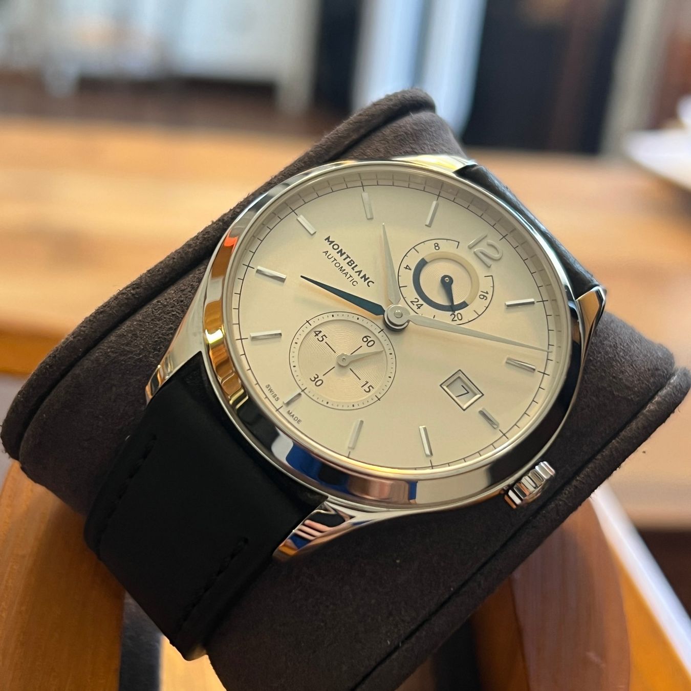 Montblanc Orologi: Montblanc Heritage Chronometry Dual Time 112540 – Usato da Carouge GE venduto da Watchaser 8