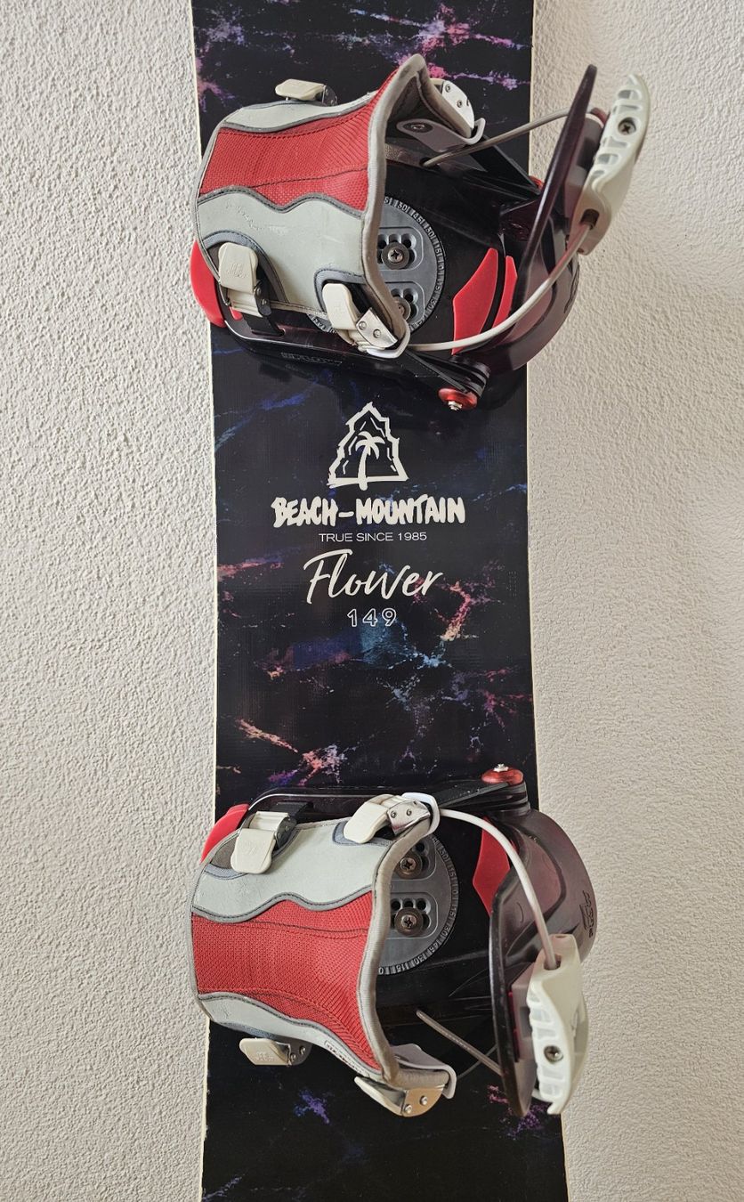 Board: BEACH - MOUNTAIN FLOWER 149 cm, mit FLOW  Bindung Gr. M – Usato da Aarau Rohr venduto da Mmiracle 4