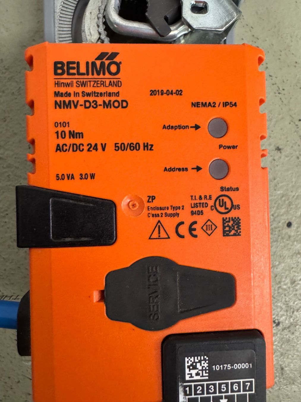 Belimo Motoren: Belimo Stellmotor, NMV-D3-MOD – Gebraucht aus Grüningen von B.A.K.A.F