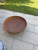 Schöne Feuerschale Metall, Rost Optik, Durchmesser 80 cm