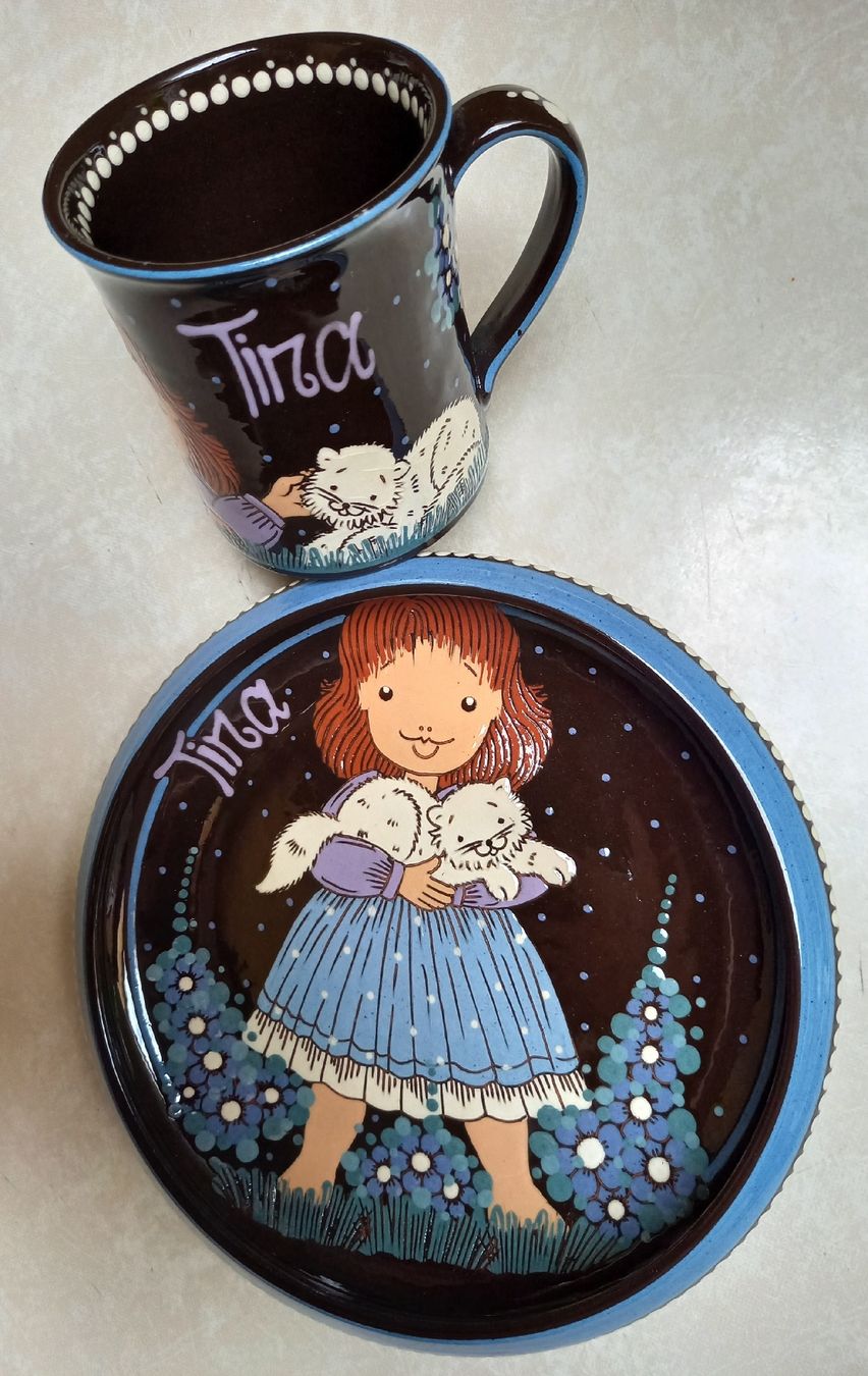 Set di piatti: TELLER und TASSE, für Kinder – Nuovo (secondo la descrizione) da Marbach LU venduto da Ilrebo