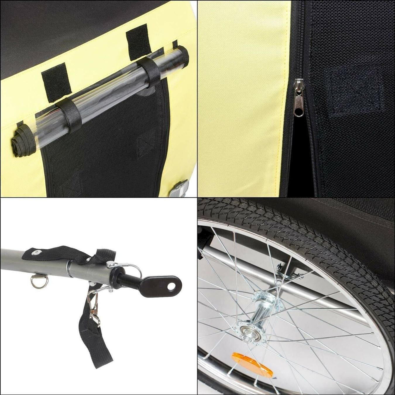 Rimorchi: Hunde Fahrradanhänger mit Fliegengitter – Nuovo e nell'imballaggio originale da Bottighofen venduto da zaap 7