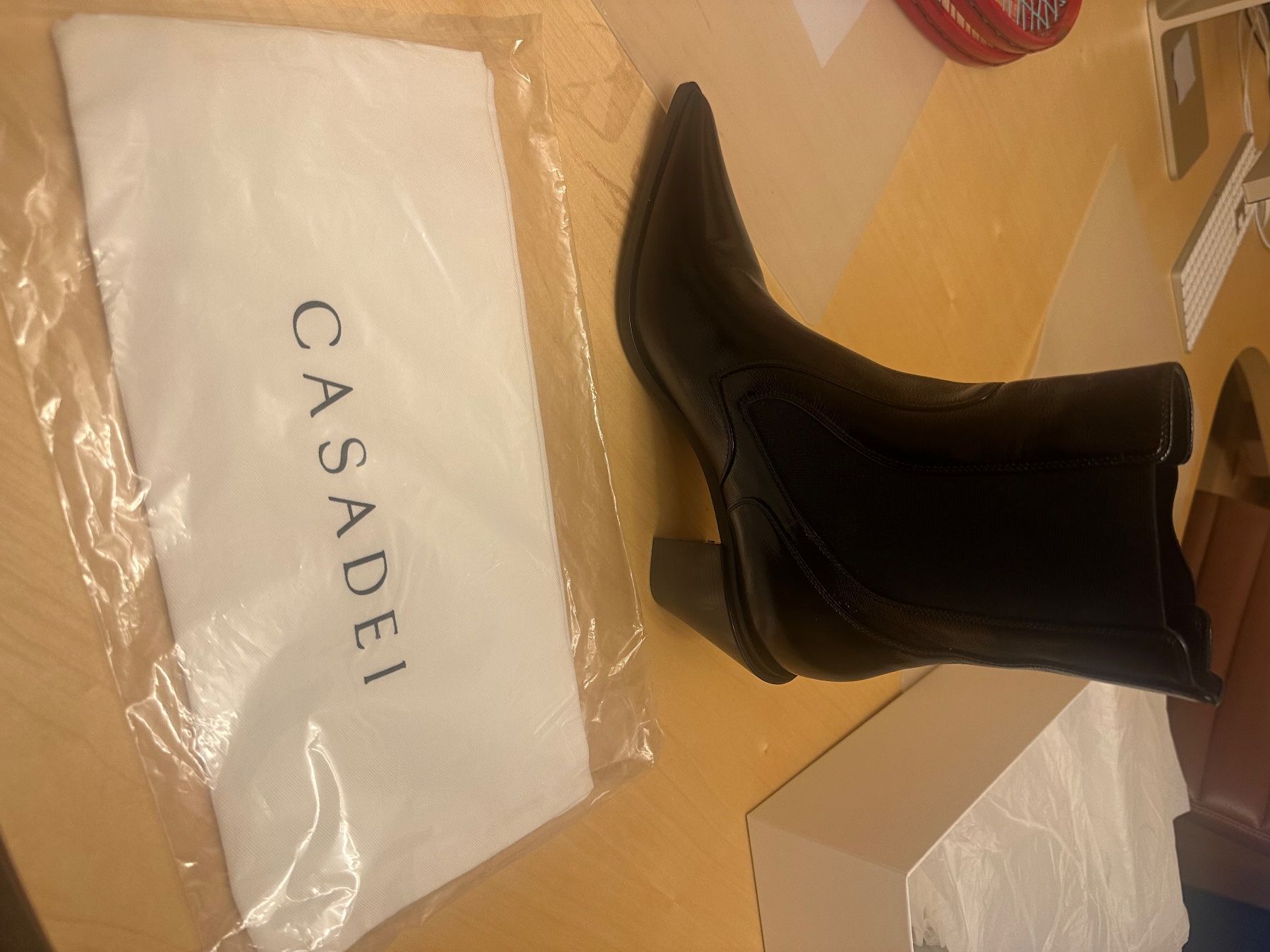 Casadei Scarpe da donna: Casadei pellame 8 sense nero stivale – Nuovo e nell'imballaggio originale da Pregassona venduto da chr_ss7h 3