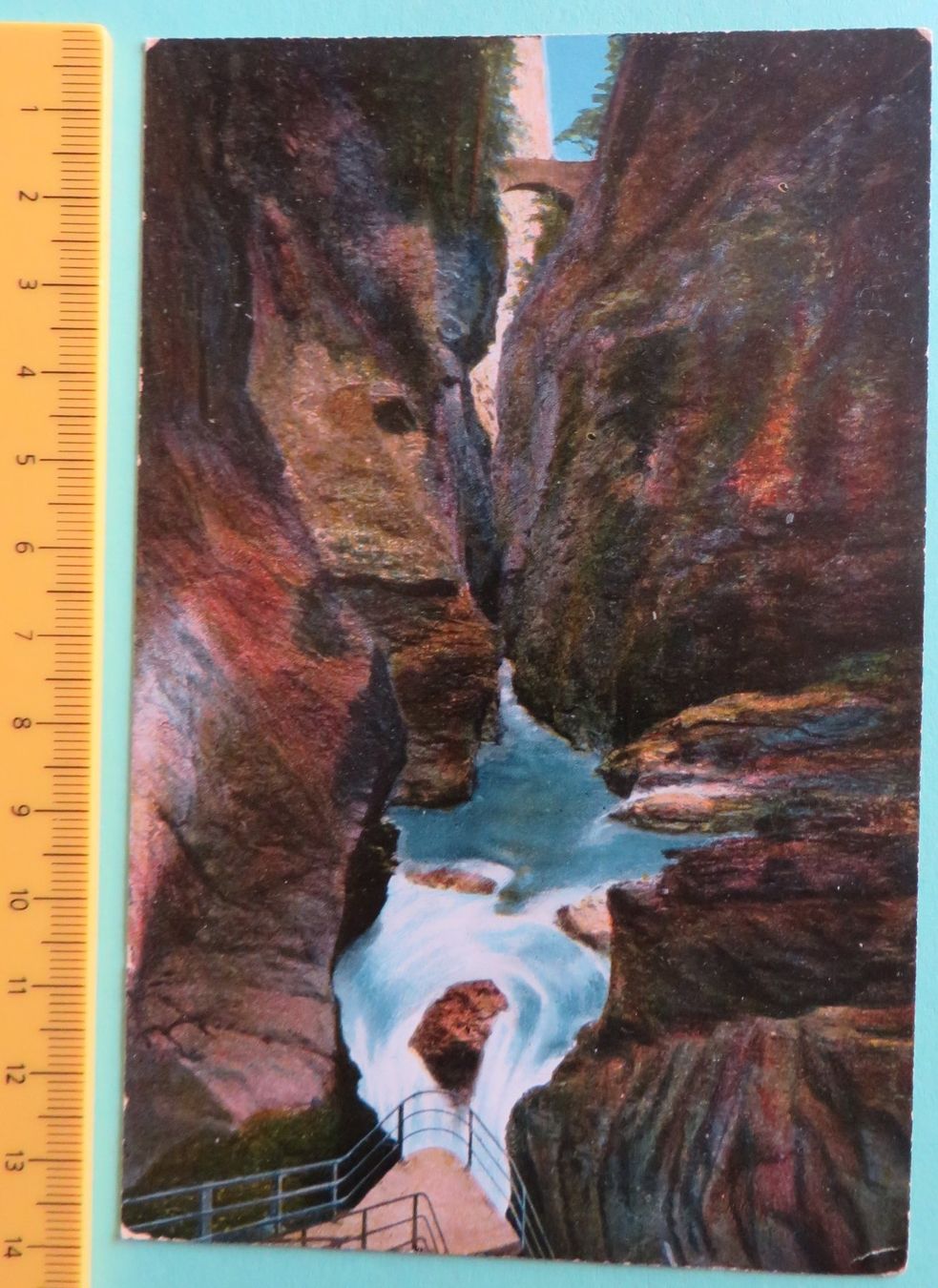 Cartoline postali: SCHÖNE ALTE ANSICHTSKARTE VIAMALA 2.BRÜCKE, J.GULER THUSIS – Usato da Neuhausen am Rheinfall venduto da Arielle55