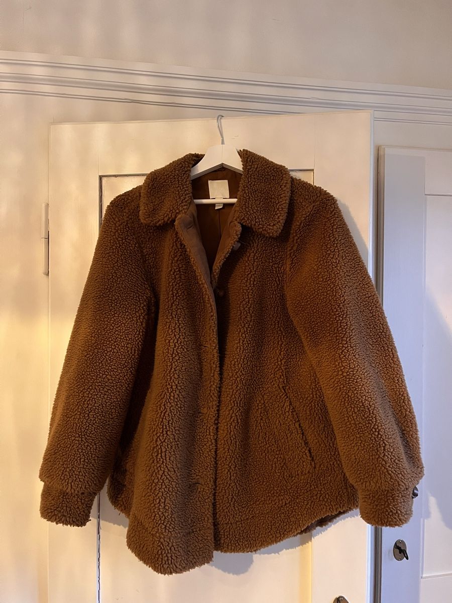 H&M Giacche: Jacke im Teddybär-Stil – Usato da Solothurn venduto da annecather1ne