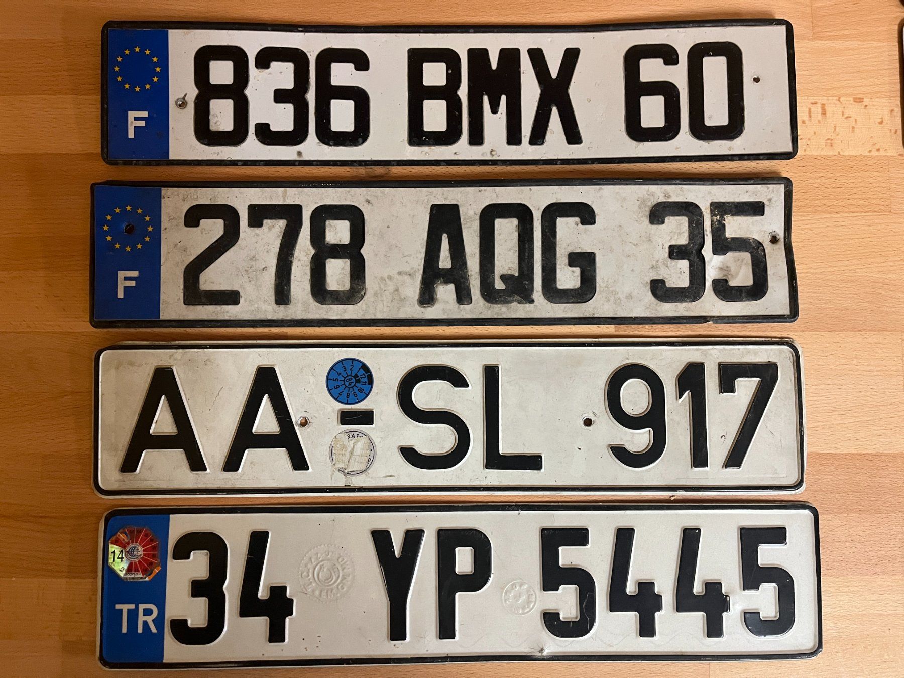 Ecriteaux: 4 Autonummern – D'occasion à Eggiwil par Harleyman54