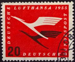Deutsche Bundespost 1955 Briefmarke gestempelt